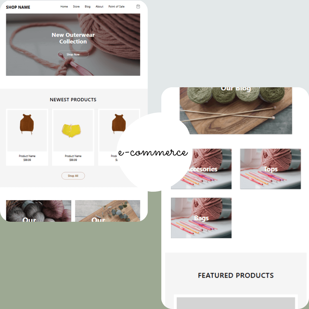 Simple E-commerce Landing Page using Next.js